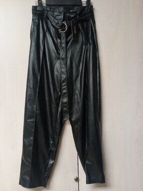 Shinestar Faux Leather Pants
